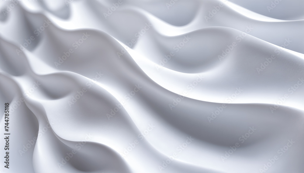 3D white cream or frosting texture