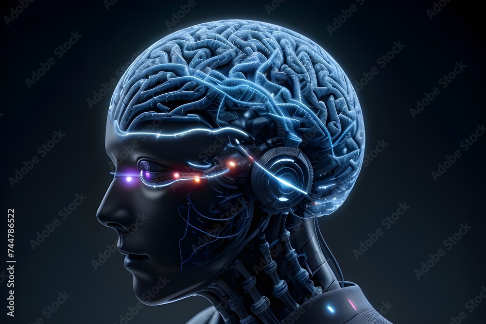 Obraz premium human brain anatomy