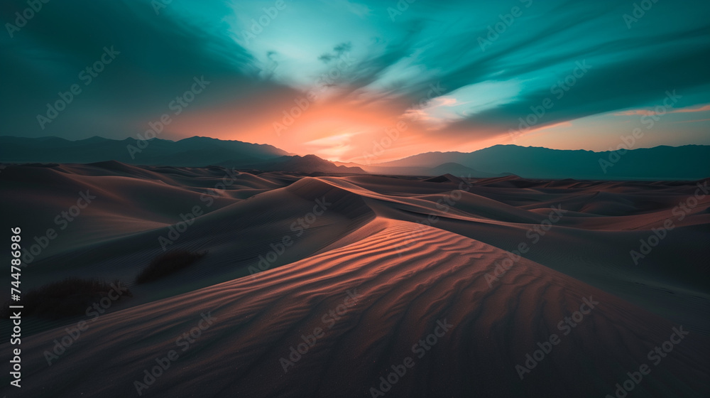 Dusk Embrace: Serenity Amongst the Sands