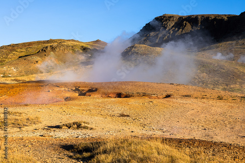  Geothermal Park in Hveragerdi Island photo