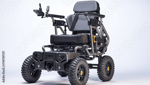  All-terrain wheelchair designed to provide users with greater mobility and access to challenging terrain