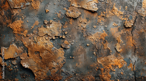 Detailed Close Up of a Rusted Metal Surface © Daniel