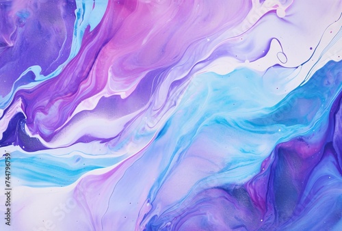 a wavy blue and purple background