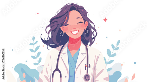 Doctor and Nurse Medical banner background vector for design