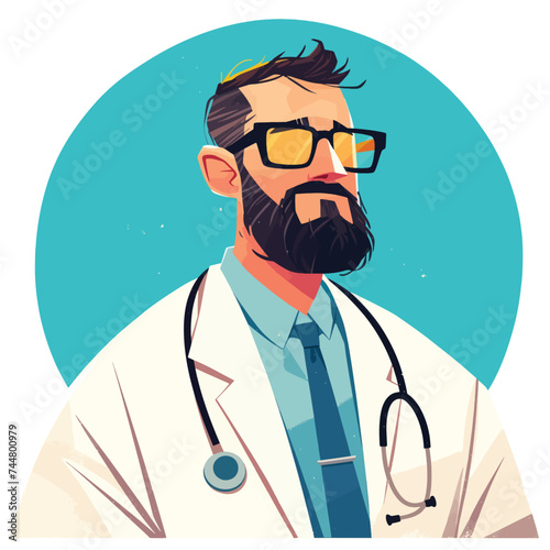 Doctor and Nurse Medical banner background vector for design