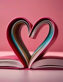 heart on a book