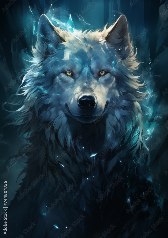 Ethereal Guardian: The Lunar Wolf