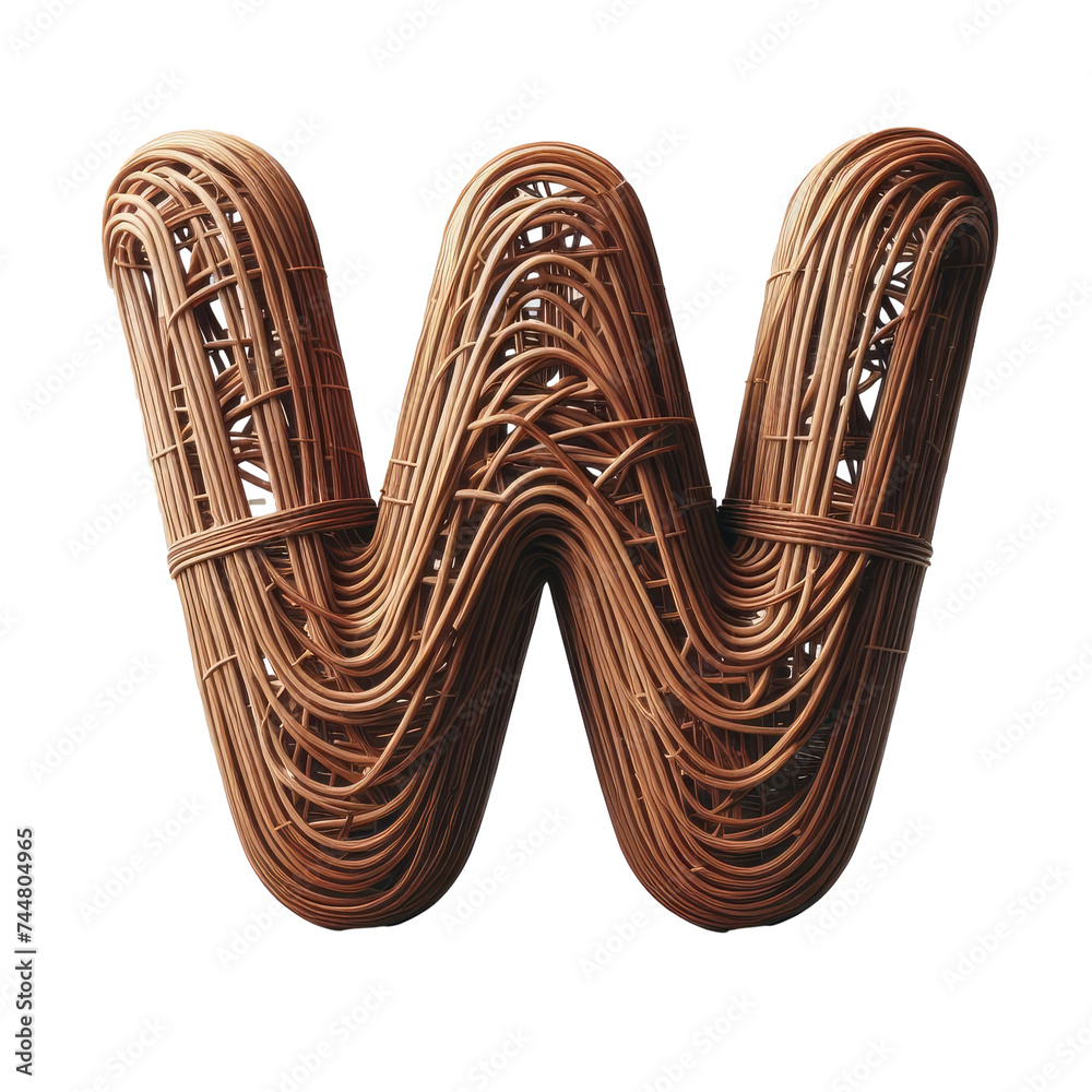 Isolated 3D Letter on a Clear PNG Canvas Generative AI Isolated 3D Letter on a Clear PNG Canvas Generative AI