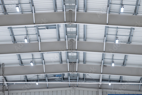 modern LED lighting - warehouse - financial savings and improved brightness
