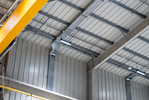 energy saving bright LED lighting - factories and industrial rooms