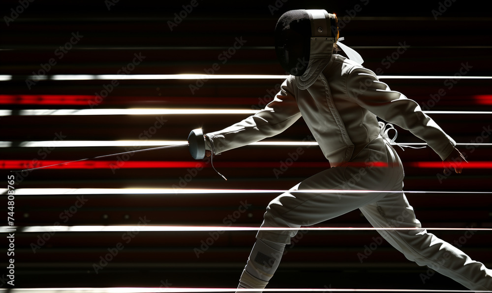 Professional fencing - Beautiful Swordsmanship skills
