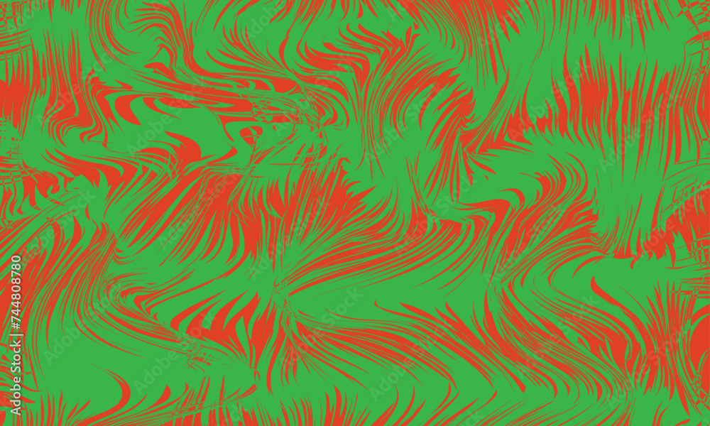 Abstract background - green on red for creative work. Vector illustration