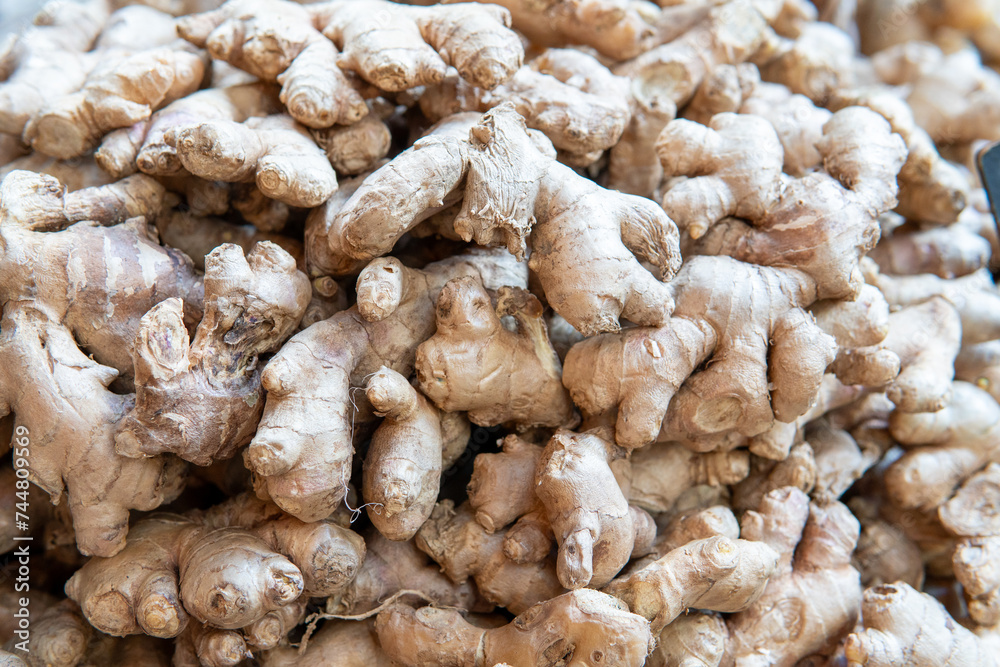 Fresh Ginger Close Up Fresh Ginger Close Up