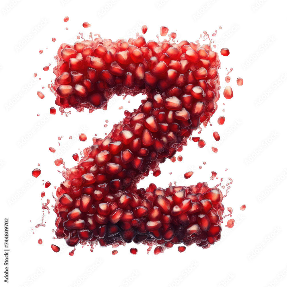 Isolated 3D Letter on a Clear PNG Canvas Generative AI Isolated 3D Letter on a Clear PNG Canvas Generative AI