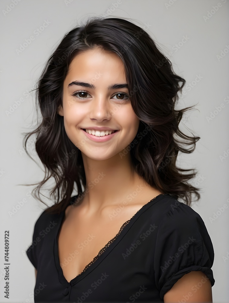 Portrait of a Hispanic girl Portrait of a Hispanic girl
