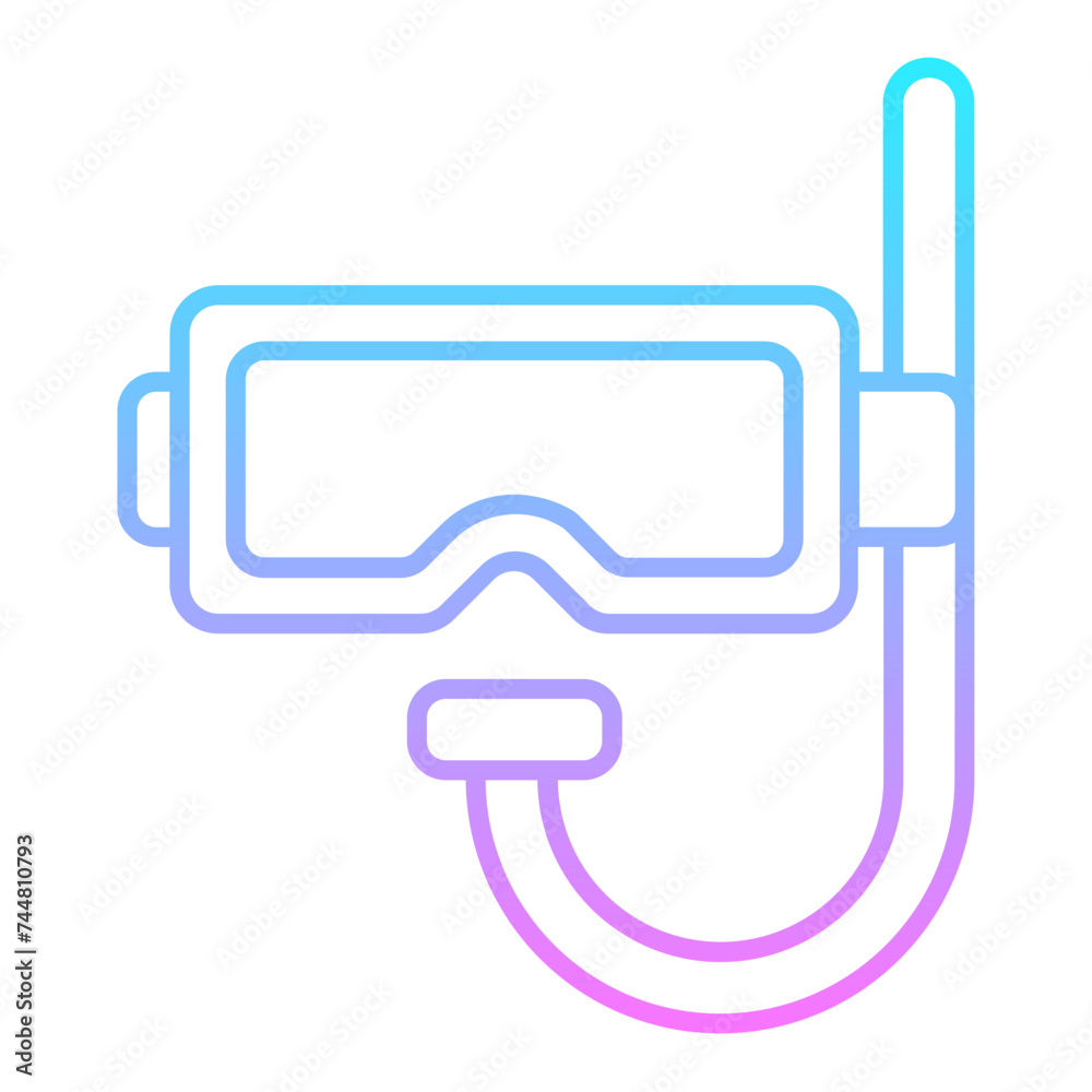 Diving Mask Icon Diving Mask Icon