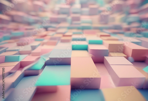 Abstract geometric pastel backgrounds with place for text