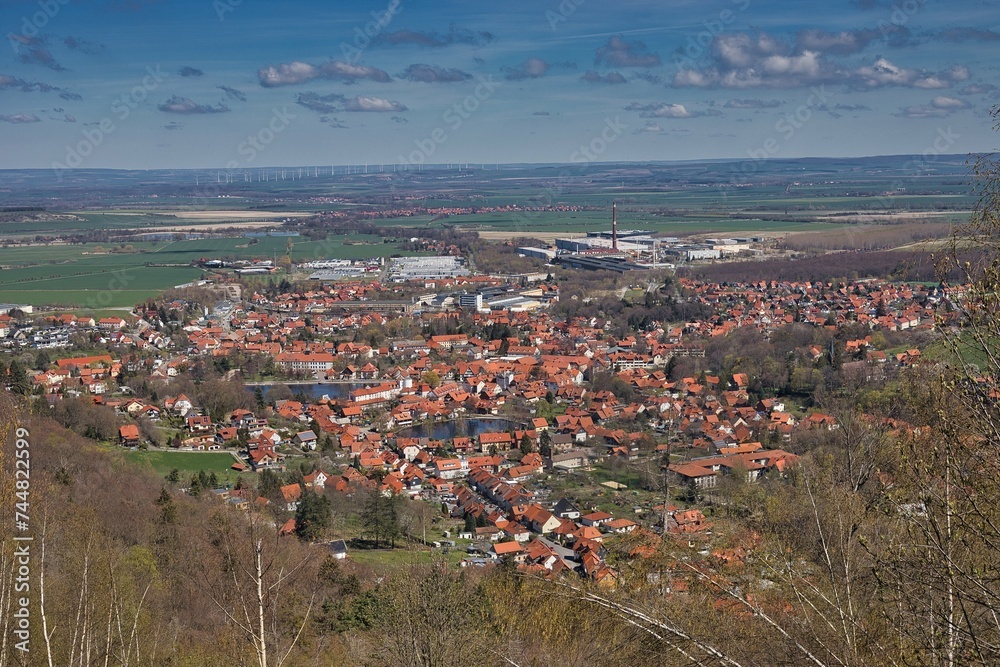 Blick auf Ilsenburg, Sachsen-Anhalt