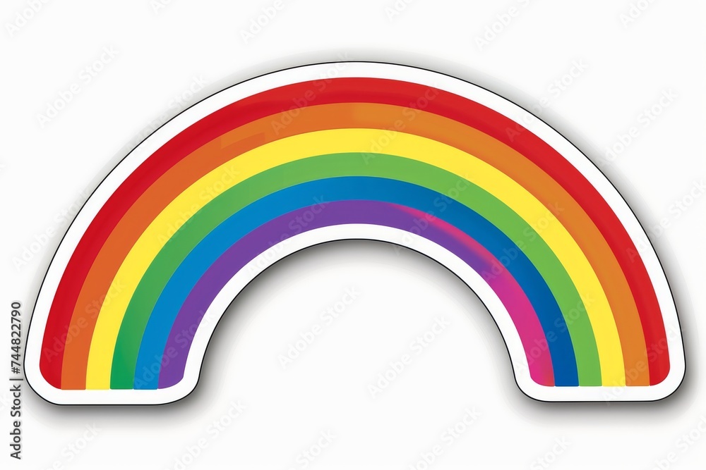 Fototapeta premium LGBTQ Pride blush pink. Rainbow contemporary illustration colorful pride flag diversity Flag. Gradient motley colored enchanting LGBT rights parade festival lgbtq+ sports leagues diverse gender