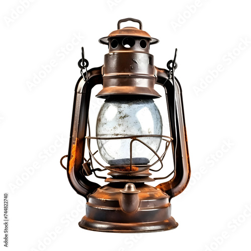 Old_Lantern isolated on transparent background, PNG Object