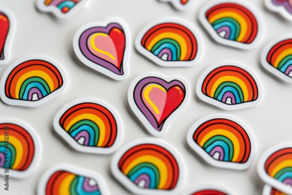 Obraz premium LGBTQ Pride pine green. Rainbow deep space sparkle colorful digigender diversity Flag. Gradient motley colored pine green LGBT rights parade festival right to freedom of assembly diverse gender