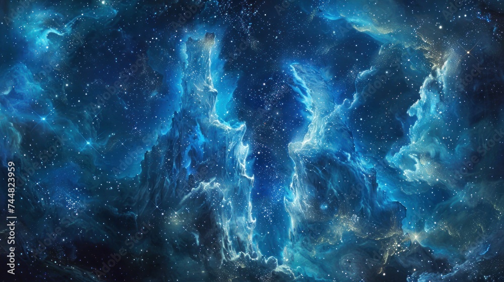 abstract sky nebula fantasy galaxy art