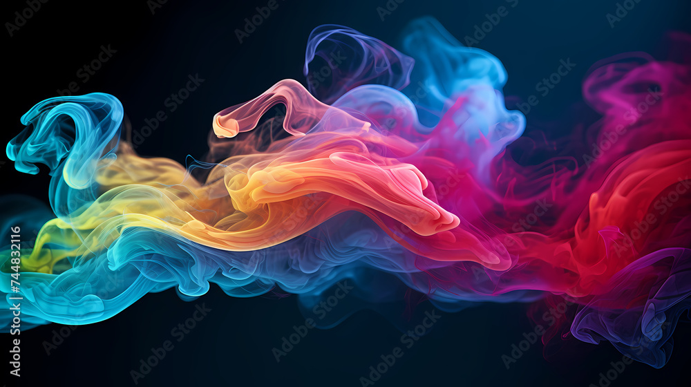 Obraz premium Abstract background of smoke or steam