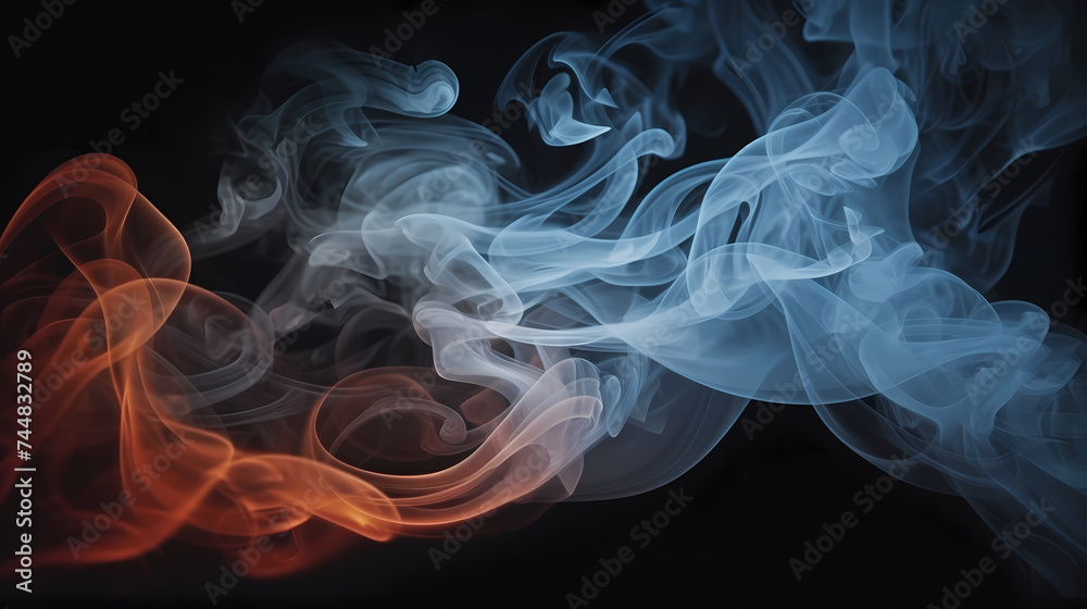 Fototapeta premium Abstract background of smoke or steam