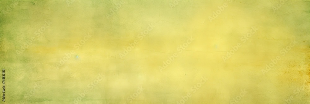 Yellow Green Background with Vintage Texture. Soft and Elegant Pastel Green Border Design