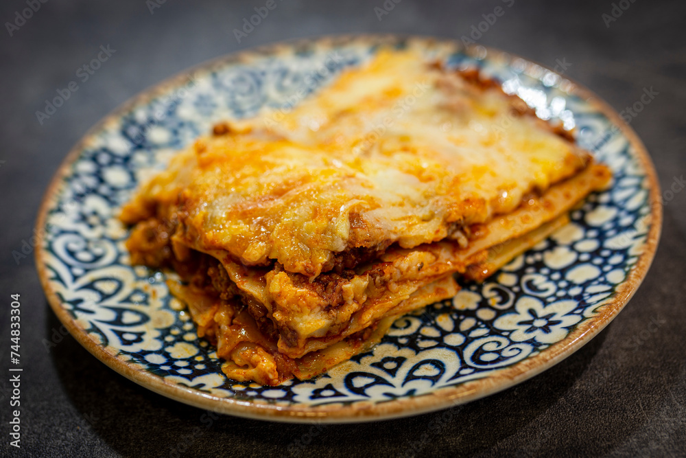 lasaña de carne lasagna bolognese boloñesa lasaña de carne lasagna bolognese boloñesa
