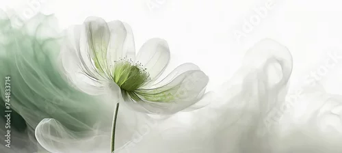 Obraz  z motywem Abstrakcyjny kwiat