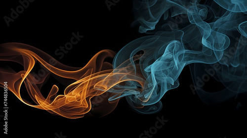 Wallpaper Mural smoke illustration Torontodigital.ca