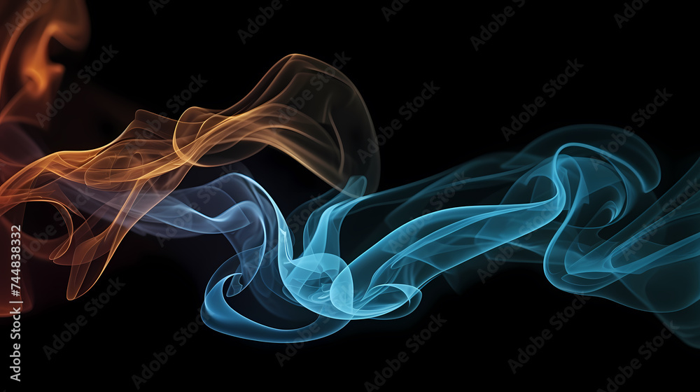 Obraz premium Beautiful smoke background