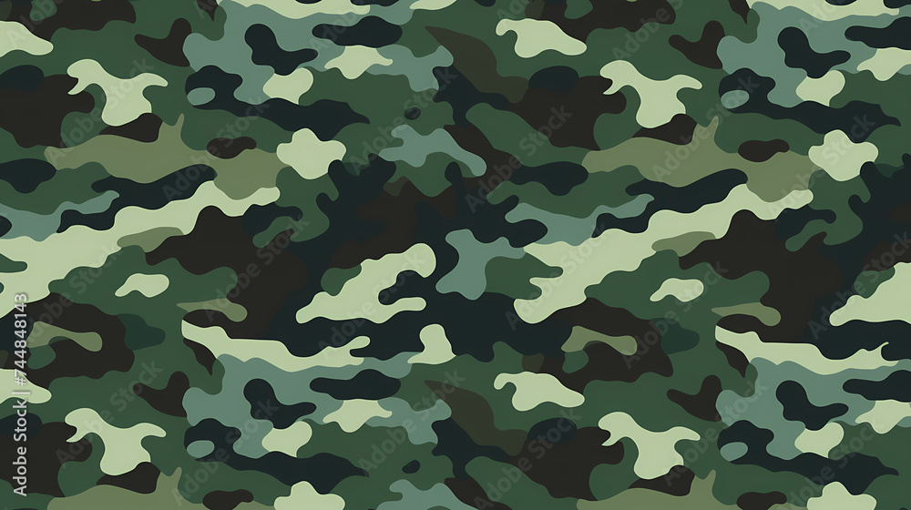 Camouflage pattern illustration Camouflage pattern illustration