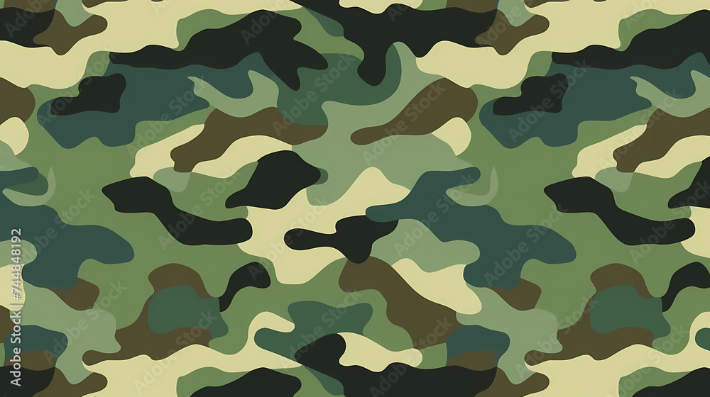 Camouflage pattern illustration Camouflage pattern illustration