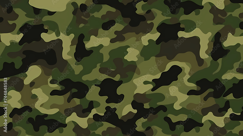 Camouflage pattern illustration Camouflage pattern illustration