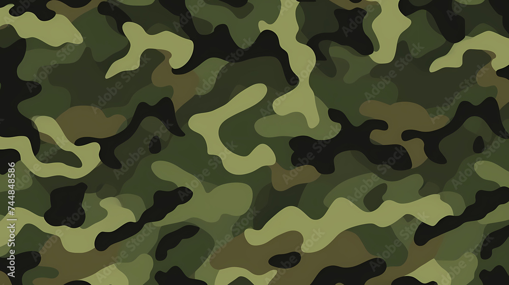 Camouflage pattern illustration Camouflage pattern illustration
