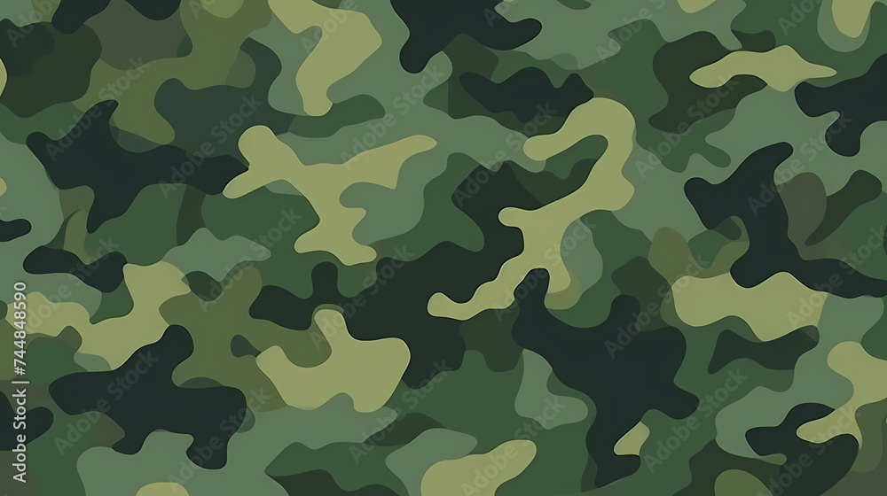 Camouflage pattern illustration Camouflage pattern illustration