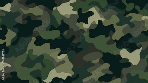 Camouflage pattern illustration