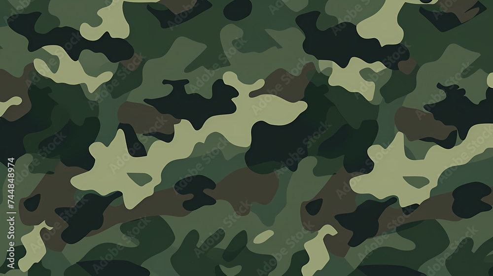 Camouflage pattern illustration Camouflage pattern illustration