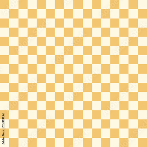 Fototapeta Naklejka Na Ścianę i Meble -  popular checker chess square abstract background. Chessboard seamless pattern