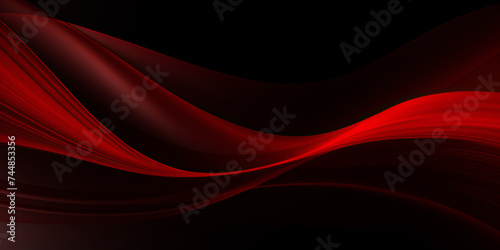 Gradient abstract made with red and black. Abstract background or wallpaper