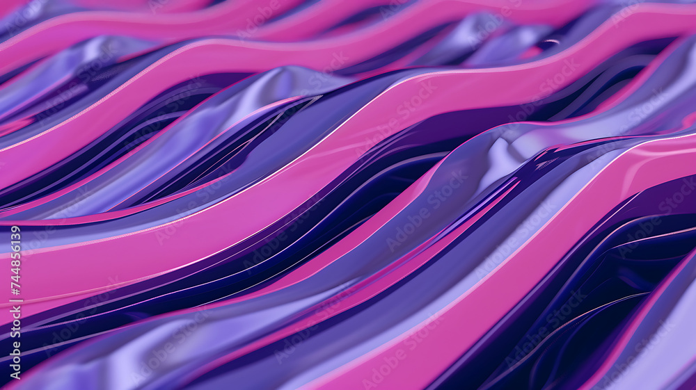 3d rendered Abstract wave background. 3D illustration.