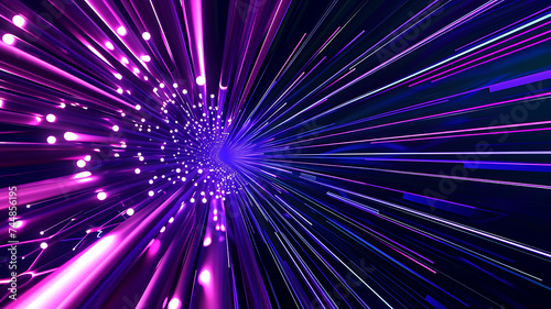 3d rendered speed of light neon wallpaper