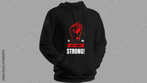 Illustration of a black and white shirt, Hollywood Movie Magic Tee