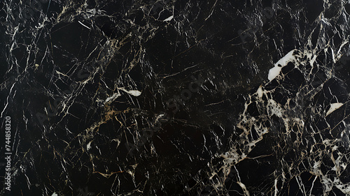 3d rendered Black marble pattern texture, background for interior or product design.