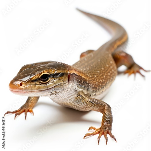 a lizard on a white background