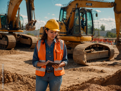 Engenharia Conectada: Tecnologia e Construção nas Mãos da Profissional photo