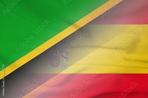 Tanzania and Spain government flag international relations ESP TZA