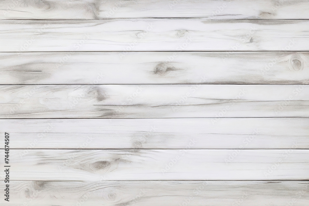 Obraz premium white wood wall wooden plank board texture background